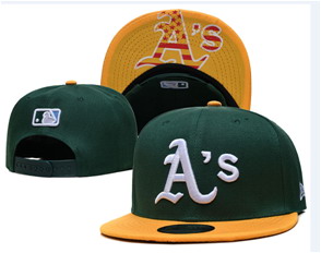 Oakland Athletics hats-007